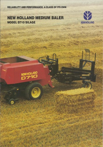 New holland d710 silage - holland, balers