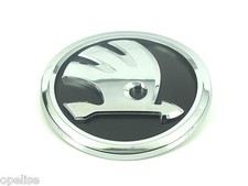 Genuine New Style SKODA BONNET BADGE Front Black Emblem For Kodiaq 2016+ TDI TSI