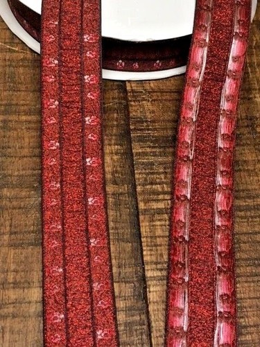 Laverslace red metallic floral - laverslace,