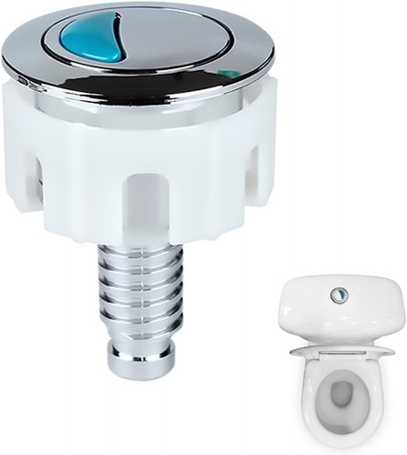 Toilet flush button - button, push