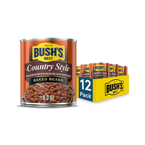 Baked beans country style - baked,