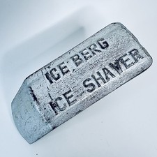 Iceberg Ice Shaver ANTIQUE Cast Iron Hand Tool Shave Plane Kitchen Snow Cone
