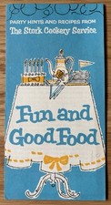 Vintage STORK FUN AND GOOD FOOD Party Recipe Leaflet MARGARINE COOKERY SERVICE