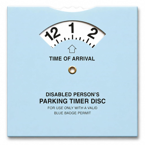 Blue badge parking timer - badge,