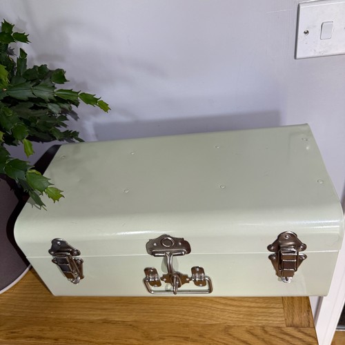 Retro metal storage trunk - metal,