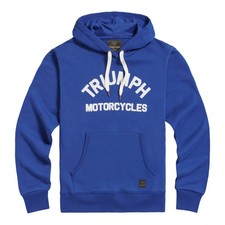 TRIUMPH HOODIE GENUINE TRIUMPH HOODIE SWEATER CARRICK BLUE HOODIE XL
