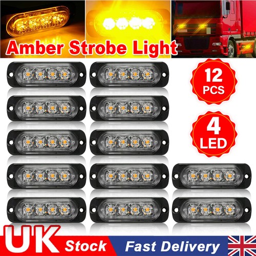 12x led amber recovery - amber,