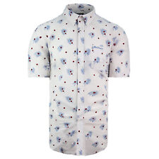 Ben Sherman Printed Mens White