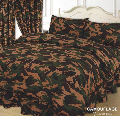 Camouflage khaki green brown - green,