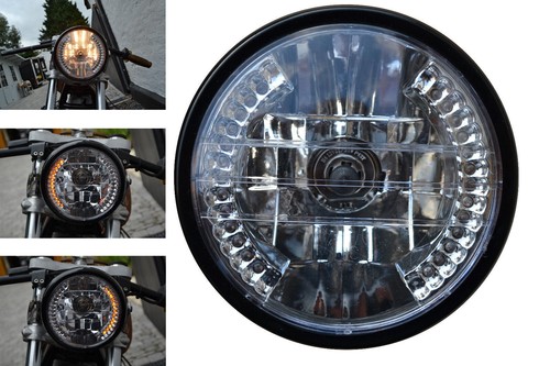 New motorbike headlight - 7",