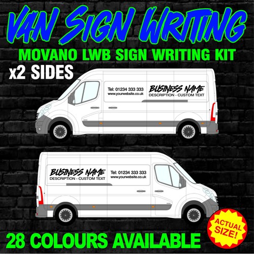 Fits vauxhall movano - fits, sign