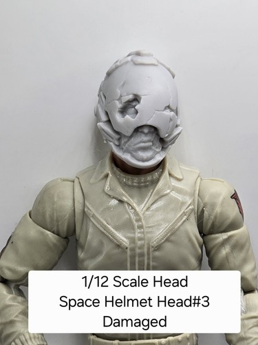 Printed space helmet head - 3d,