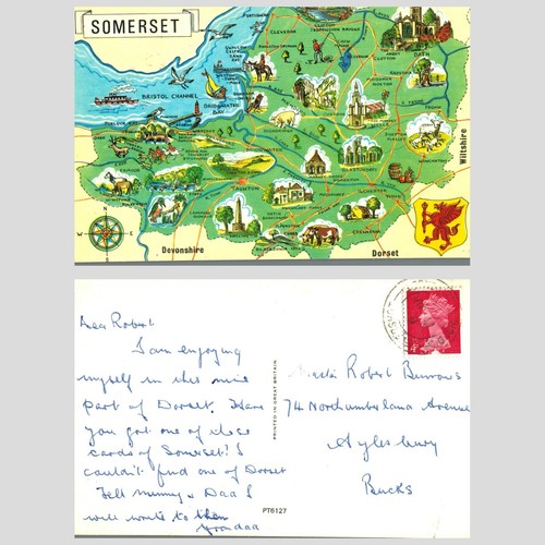 Vintage postcard pictorial - vintage,
