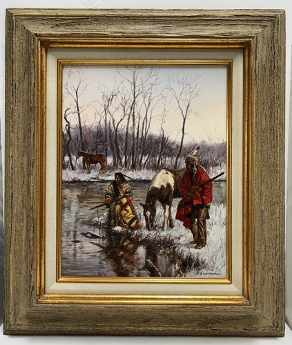 Wackermann 2002 framed oil - framed,