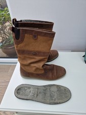 Dubarry Ultima Leather Sailing Boots  Size UK12/EUR47 for repair