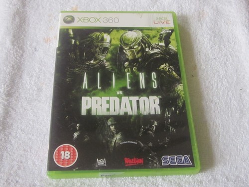 Box 360 game aliens vs - x,