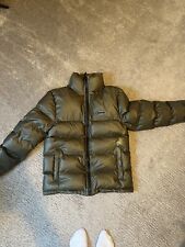Mens XS Trapstar Hyperdrive Heat Reactive Puffer Jacket Olive Green Worn Twice 