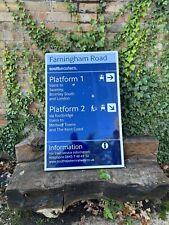 Enamel Original Railway Station Signs 1