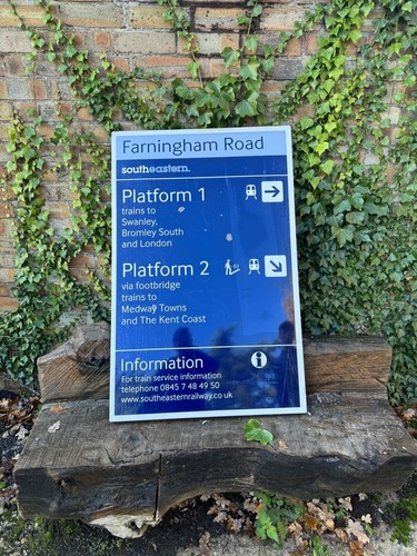 Enamel original railway - original,