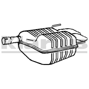 Replacement exhaust rear back - exhaust,