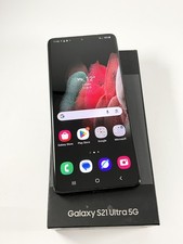 Samsung Galaxy S21 Ultra 5G - 256GB - Phantom Black (Unlocked) - Good Condition!