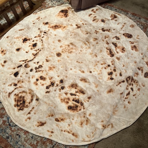 Burrito fleece blanket - burrito,