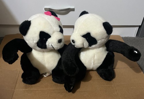 Longbo two panda - hugging, soft