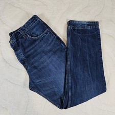 White Stuff Jeans Men's Size 38R Straight Leg Blue Denim Dark Indigo 100% Cotton