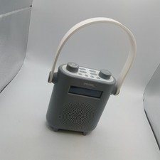 Shower DAB+ DAB Radio Bluetooth FM Portable Waterproof - AZATOM Pearl Grey h24