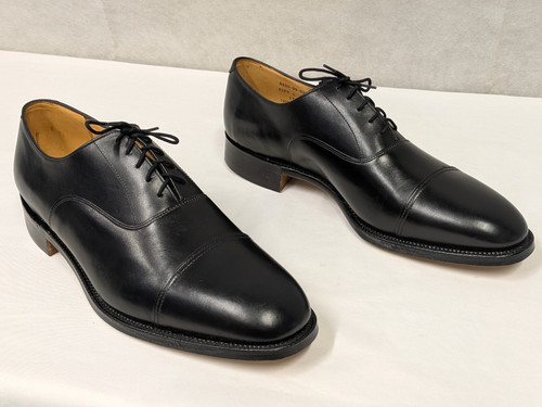 Sanders black leather oxford - sanders,