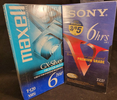 Vhs blank vcr - vcr, tapes