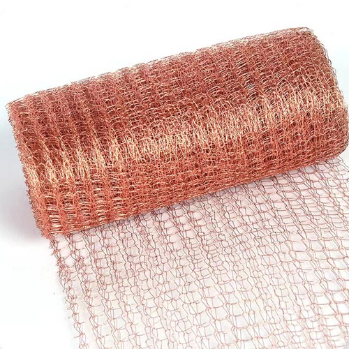 12m pure copper mesh knitted - copper,