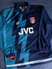 Authentic Arsenal 1995/96 Nike long-sleeve away shirt - XL - VGC (read desc.)