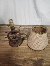 Antique Wooden Ships Wheel