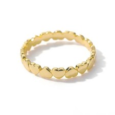 Stainless Steel Heart Ring for