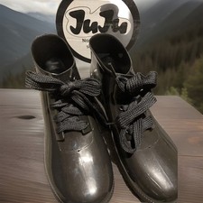 JU JU Northampton 1986 Original Jelly Bean Boots Wellies Uk Size 4 Boxed