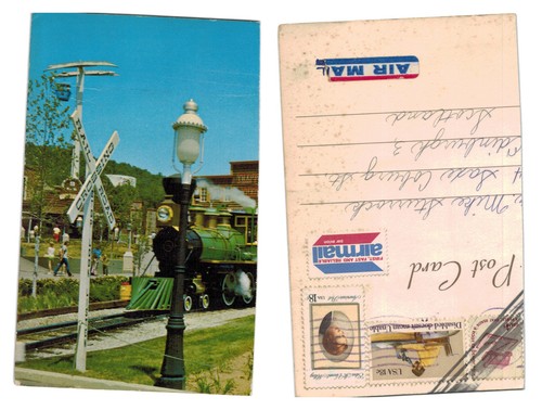 Postcard vintage steam - -,