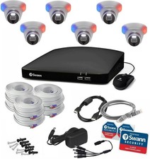 Swann Enforcer 4K CCTV Kit DVR 85680 2TB 6x 4KDER UHD Dome Camera SWDVK-856806DE