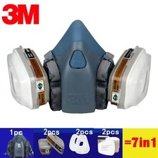 7 in 1  3M 7502 Respirator