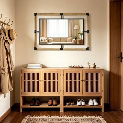 Large industrial wall - wall, mirror