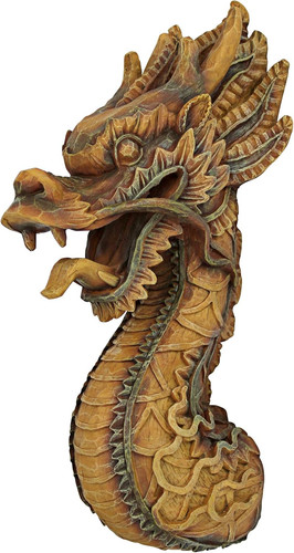 The fire dragon wall sculpture - the,