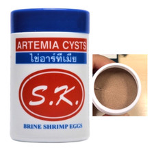 50g Artemia Cysts Brine Shrimp Egg for Baby Shrimp Fish Food S.k. K