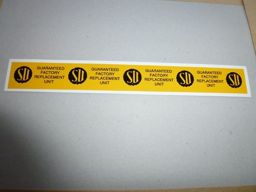 Jaguar fuel pump - pump, decal