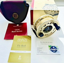 Hardy Gem #8/9 Mid Arbor Fly Reel with WF8 Floating Fly Line Box & Case