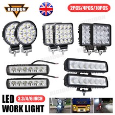 3.3/4/6 Inch LED Work Light Bar 18W 42W 48W Offroad Car Driving Fog Lamp 12V 24V