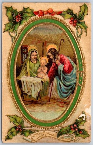 Nativity scene holly joyous - nativity,
