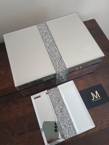 Bnib set mirrored glass - set, 2