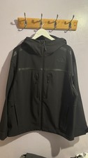 The North Face Unisex Nse Sottshell Hooded Jacket In Inf Black Size Medium