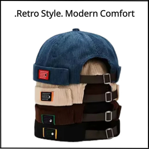 Women men corduroy skullcap - corduroy,