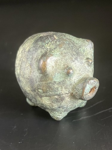 Small vintage brass - brass, pig